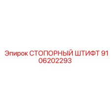9106202293 СТОПОРНЫЙ ШТИФТ Epiroc