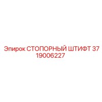 3719006227 СТОПОРНЫЙ ШТИФТ Epiroc