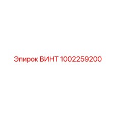 1002259200 ВИНТ Epiroc