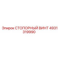 4931319990 СТОПОРНЫЙ ВИНТ (Epiroc)