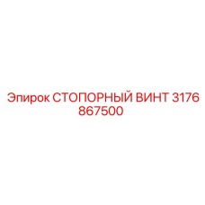 Фото стопорного винта Epiroc артикул 3176867500