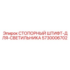 5730006702 СТОПОРНЫЙ ШТИФТ-ДЛЯ-СВЕТИЛЬНИКА Epiroc