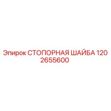 1202655600 СТОПОРНАЯ ШАЙБА Epiroc