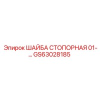 GS63028185 ШАЙБА СТОПОРНАЯ 01-… Epiroc