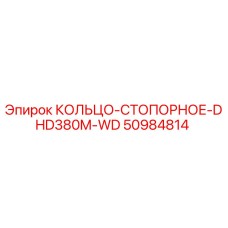 50984814 КОЛЬЦО-СТОПОРНОЕ-DHD380M-WD Epiroc