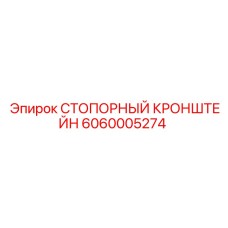 6060005274 СТОПОРНЫЙ КРОНШТЕЙН Epiroc