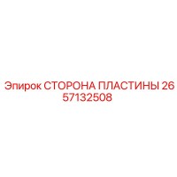 2657132508 СТОРОНА ПЛАСТИНЫ Эпирок