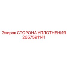 2657591141 СТОРОНА УПЛОТНЕНИЯ Epiroc
