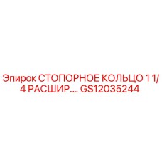 GS12035244 СТОПОРНОЕ КОЛЬЦО 1 1/4 РАСШИР. Epiroc