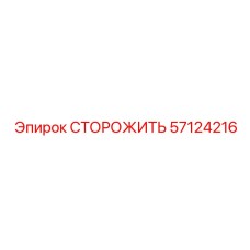 57124216 СТОРОЖИТЬ Epiroc
