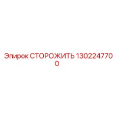 1302247700 СТОРОЖИТЬ (Epiroc)
