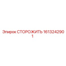 1613242901 СТОРОЖИТЬ Epiroc