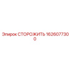 1626077300 СТОРОЖИТЬ Epiroc
