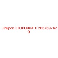 2657597429 СТОРОЖИТЬ Epiroc