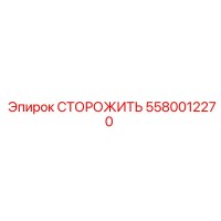 5580012270 СТОРОЖИТЬ Эпирок