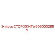 6060002899 СТОРОЖИТЬ Эпирок