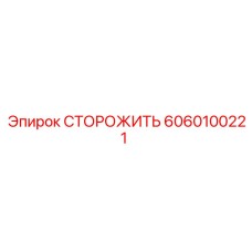 6060100221 СТОРОЖИТЬ Epiroc