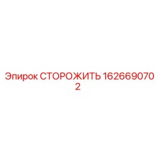 1626690702 СТОРОЖИТЬ Epiroc