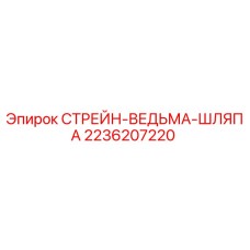 2236207220 СТРЕЙН-ВЕДЬМА-ШЛЯПА Epiroc