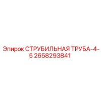 2658293841 СТРУБИЛЬНАЯ ТРУБА-4-5 Epiroc