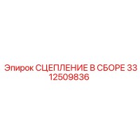3312509836 СЦЕПЛЕНИЕ В СБОРЕ Epiroc