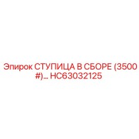 HC63032125 СТУПИЦА В СБОРЕ (3500#) Epiroc