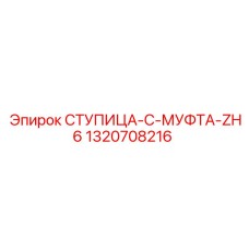 1320708216 СТУПИЦА-C-МУФТА-ZH6 Epiroc