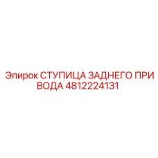 4812224131 СТУПИЦА ЗАДНЕГО ПРИВОДА Epiroc