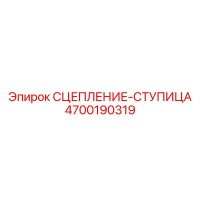 4700190319 СЦЕПЛЕНИЕ-СТУПИЦА Epiroc