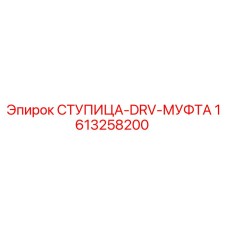 1613258200 СТУПИЦА-DRV-МУФТА Epiroc