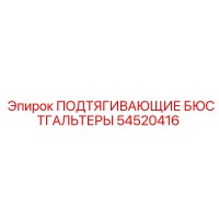 54520416 ПОДТЯГИВАЮЩИЕ БЮСТГАЛЬТЕРЫ Epiroc