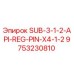 9753230810 SUB-3-1-2-API-REG-PIN-X4-1-2 Epiroc
