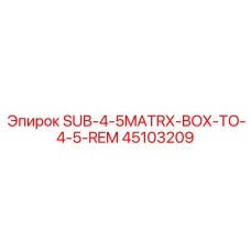 45103209 SUB-4-5MATRX-BOX-TO-4-5-REM Epiroc