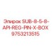 9753213515 SUB-8-5-8-API-REG-PIN-X-BOX Epiroc