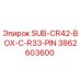 3862603600 SUB-CR42-BOX-C-R33-PIN Epiroc