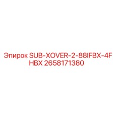 2658171380 SUB-XOVER-2-88IFBX-4FHBX Epiroc