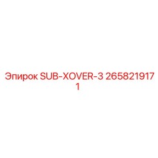2658219171 SUB-XOVER-3 Epiroc