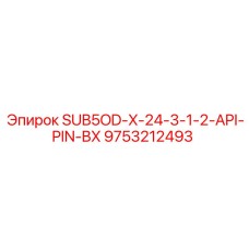 9753212493 SUB5OD-X-24-3-1-2-API-PIN-BX Epiroc