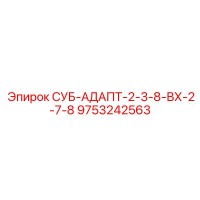9753242563 СУБ-АДАПТ-2-3-8-ВХ-2-7-8 Epiroc