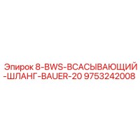 9753242008 8-BWS-ВСАСЫВАЮЩИЙ-ШЛАНГ-BAUER-20 Epiroc