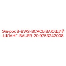 9753242008 8-BWS-ВСАСЫВАЮЩИЙ-ШЛАНГ-BAUER-20 Epiroc