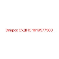 1619577500 СУДНО Epiroc