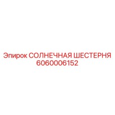 6060006152 СОЛНЕЧНАЯ ШЕСТЕРНЯ Epiroc