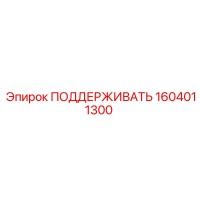 1604011300 ПОДДЕРЖИВАТЬ Epiroc