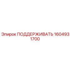1604931700 ПОДДЕРЖИВАТЬ Epiroc