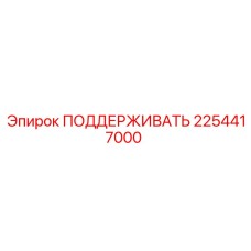 2254417000 ПОДДЕРЖИВАТЬ Epiroc