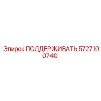 5727100740 ПОДДЕРЖИВАТЬ Epiroc
