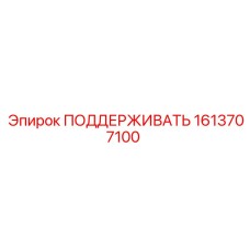 1613707100 ПОДДЕРЖИВАТЬ Epiroc