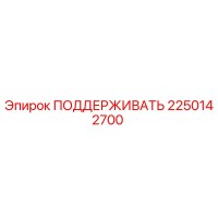 2250142700 ПОДДЕРЖИВАТЬ Epiroc