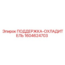1604624703 ПОДДЕРЖКА-ОХЛАДИТЕЛЬ Epiroc